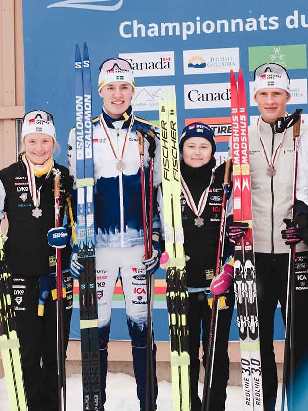 Erik Bergström silver medalj Junior VM Canada 2023